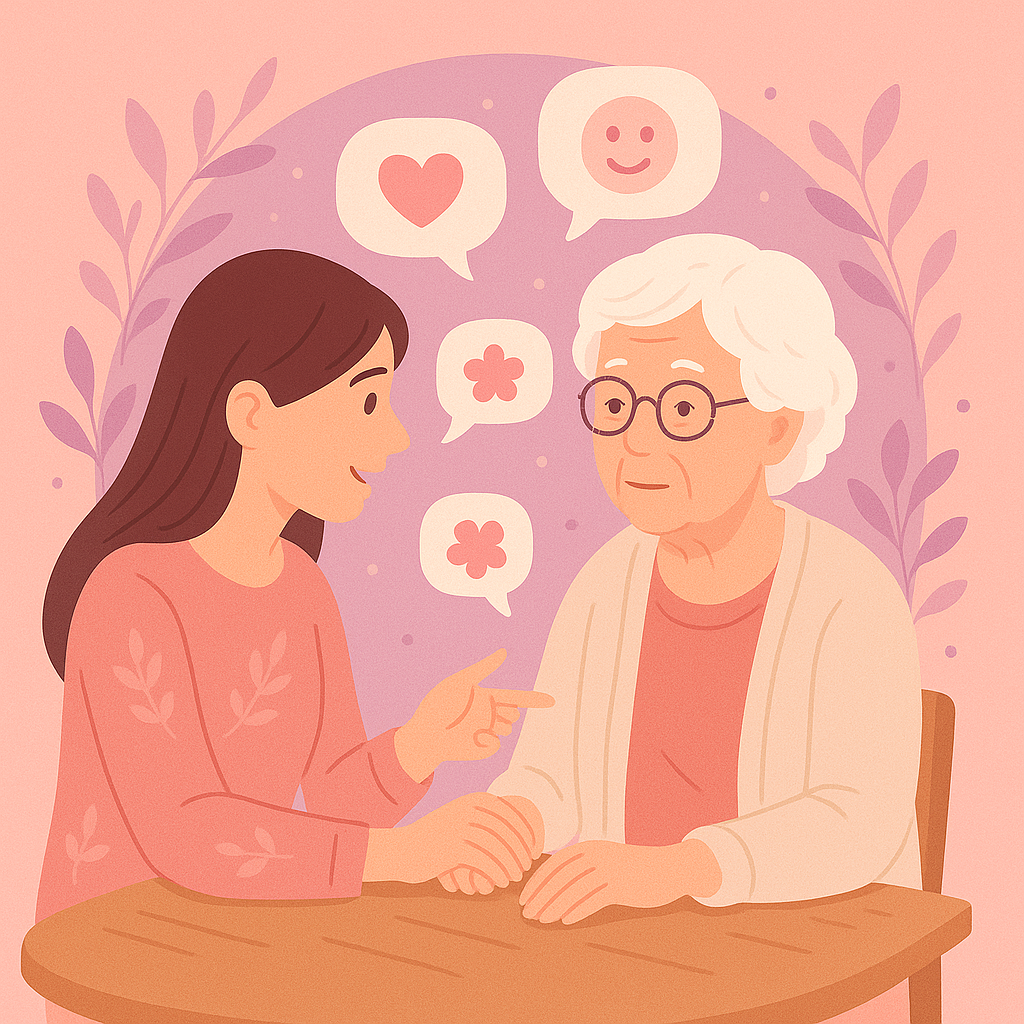 Online-Seminar. Kommunikation mit Menschen mit Demenz.