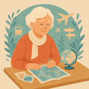 Präsenz-Seminar. Los geht´s. Wir reisen wieder! Diesmal ganz ohne Gepäck – Erinnerungsarbeit…